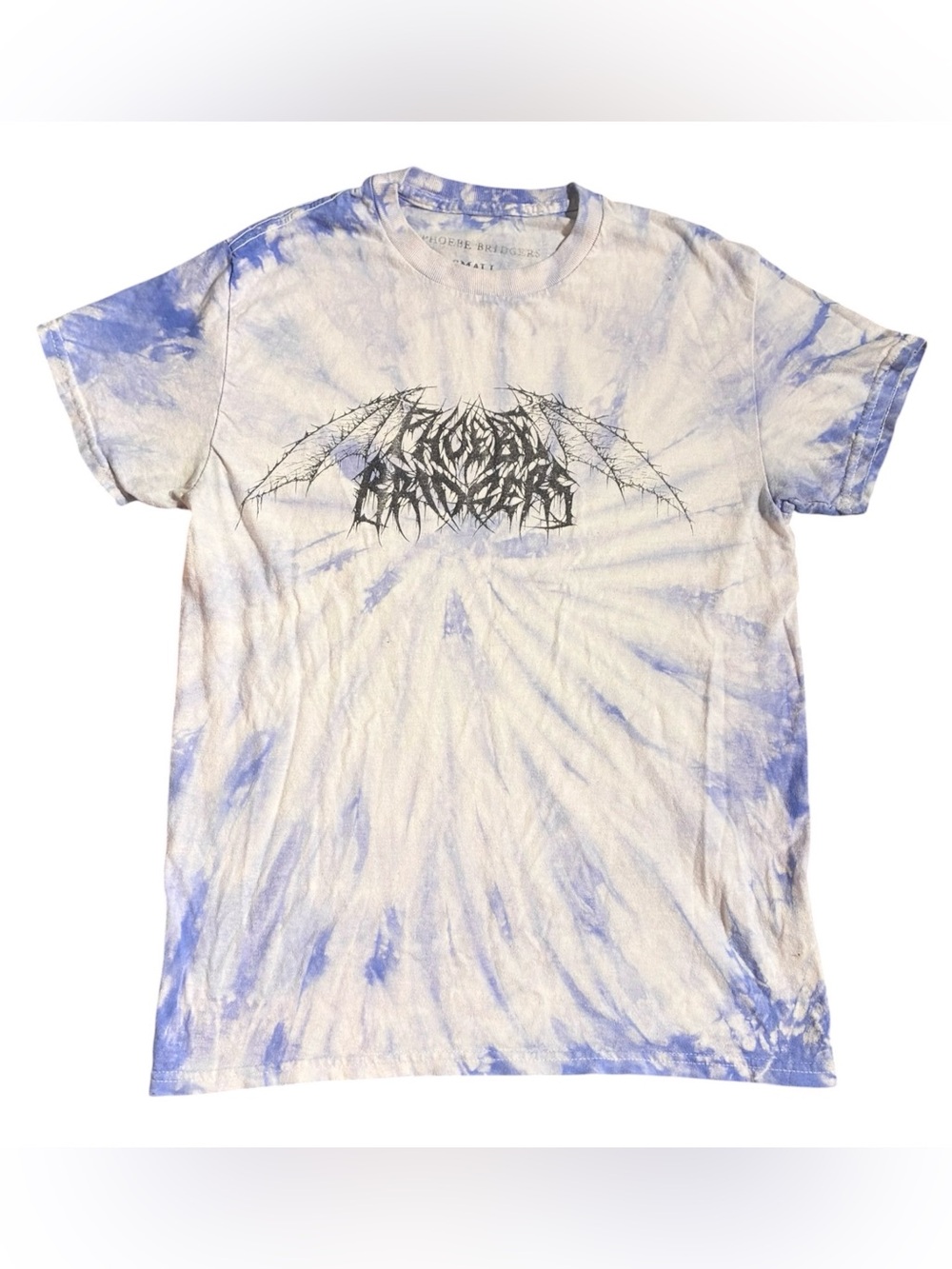 Phoebe Bridgers Small Official Merchandise Tie Dye Acid Logo T-Shirt
